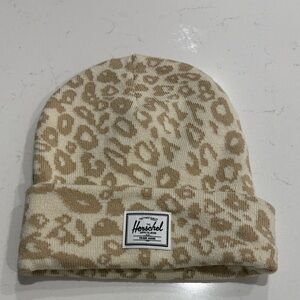 Herschel Tan Leopard Beanie